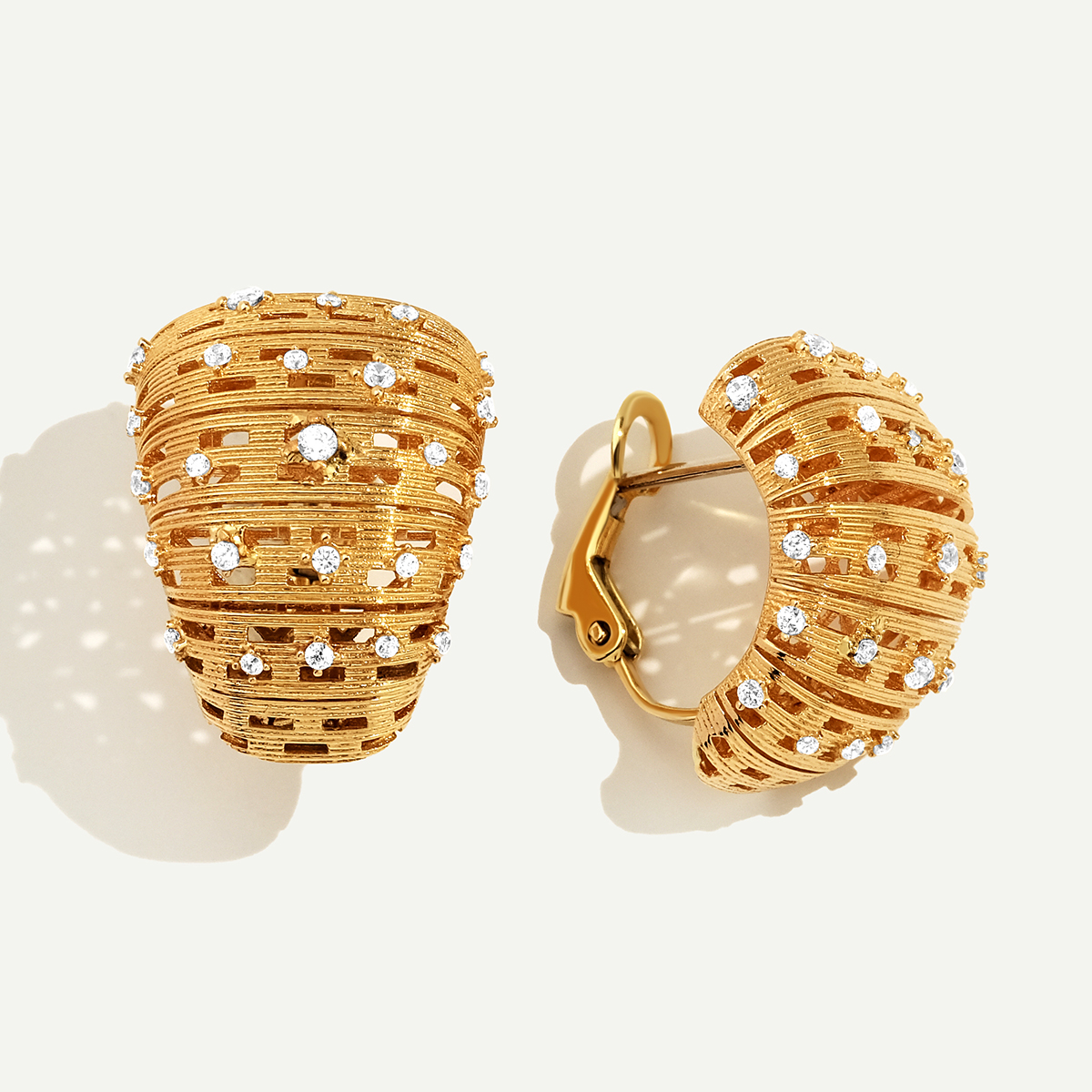 Regold Taşlı Küpe